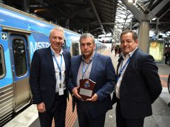 (L-R) Head of Security Operations, David Defrancesco, NSS Manager, Jim Dimitrioski, and GM Safety Operations, Adrian Rowland.