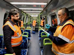 Train presentation officer Mick Rowe works closely with cleaning contractors