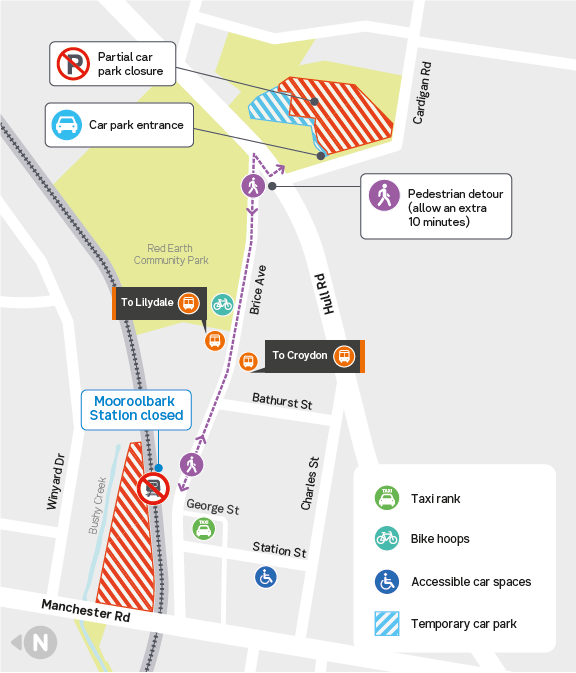 Changes to commuter car parking at Mooroolbark Station | Metro Trains