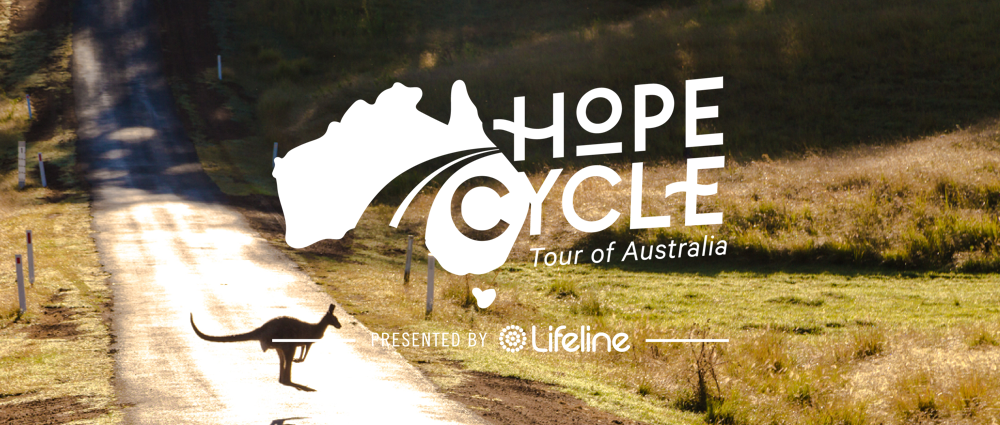 Hope cycle tour of australia banner