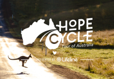 Hope cycle tour of australia banner