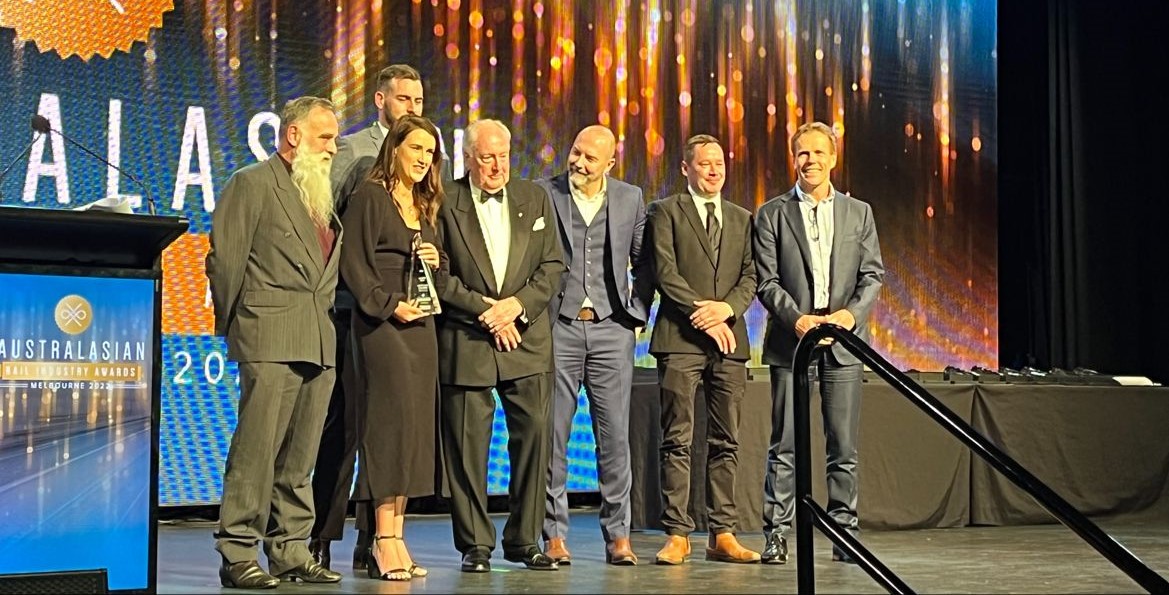 Metro's Train Services team picked up the 'Wellbeing in Rail' award at the Australasian Rail Industry Awards 2022 for the Train Driver Trauma Recovery Guidebook