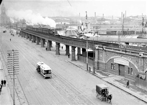 For more than a century, the iconic Flinders Street rail bridge – known as the 'viaduct' – has served Melburnians by linking the inner and outer parts of the city. Hundreds of trains travel over this bridge every day and have done since that first photo was taken in 1911.