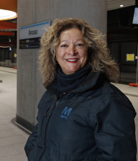 Anna Tirotta drove the first passenger service into the Metro Tunnel. 